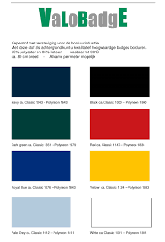 Badge kleuren